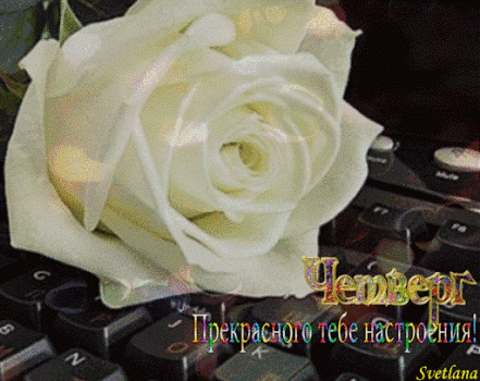 Анимационные открытки доброго утра и отличного четверга скачать бесплатно.