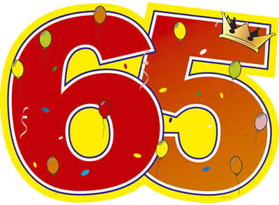 Юбилейные открытки с поздравлениями на 65 лет. Скачать бесплатно открытки с п...