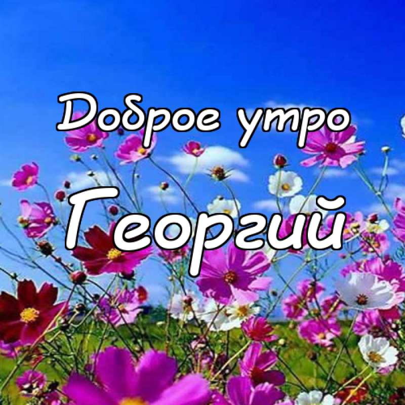 Анимационные открытки с именем Георгий. Скачать открытки с мужскими именами gif.