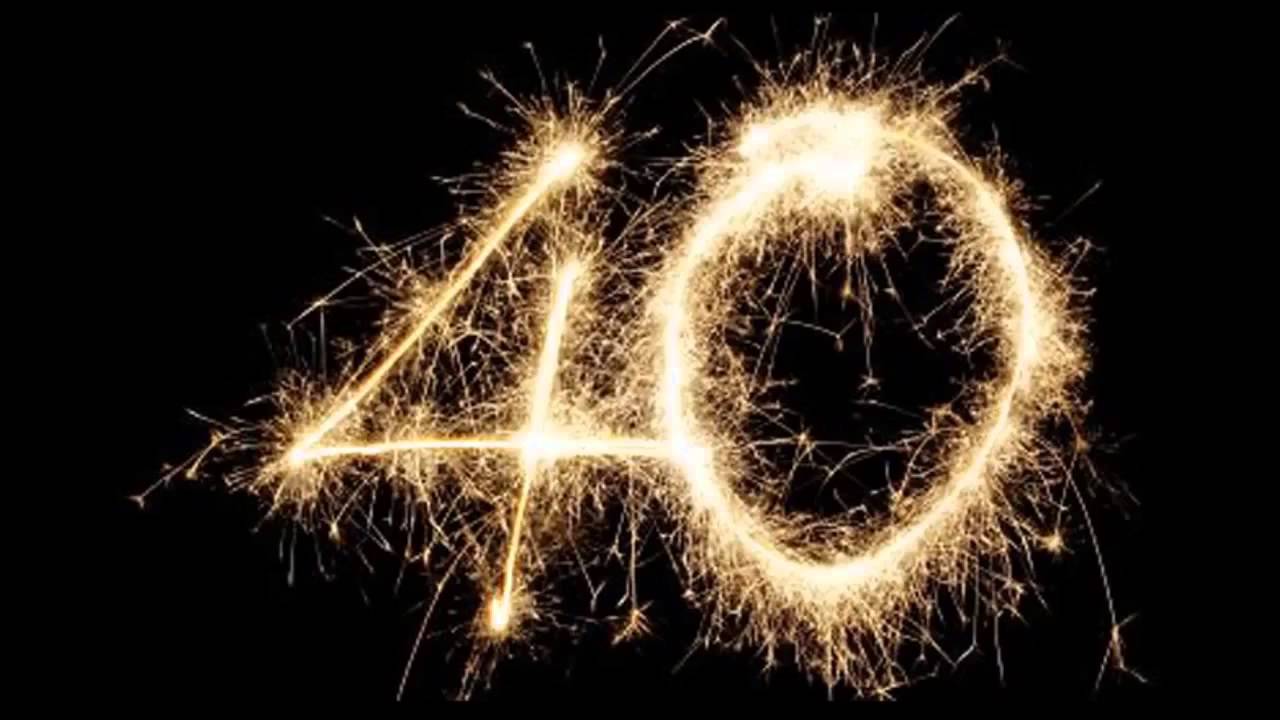 Лучшие пожелания на 40 лет. Поздравительные открытки с юбилеем 40 лет.