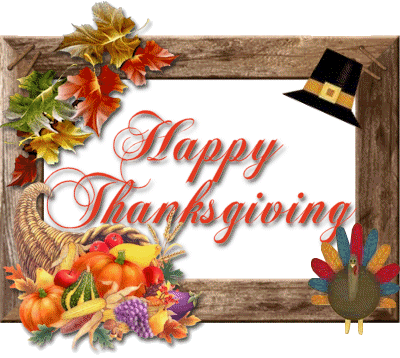 Красивые анимационные открытки на День Благодарения скачать бесплатно.