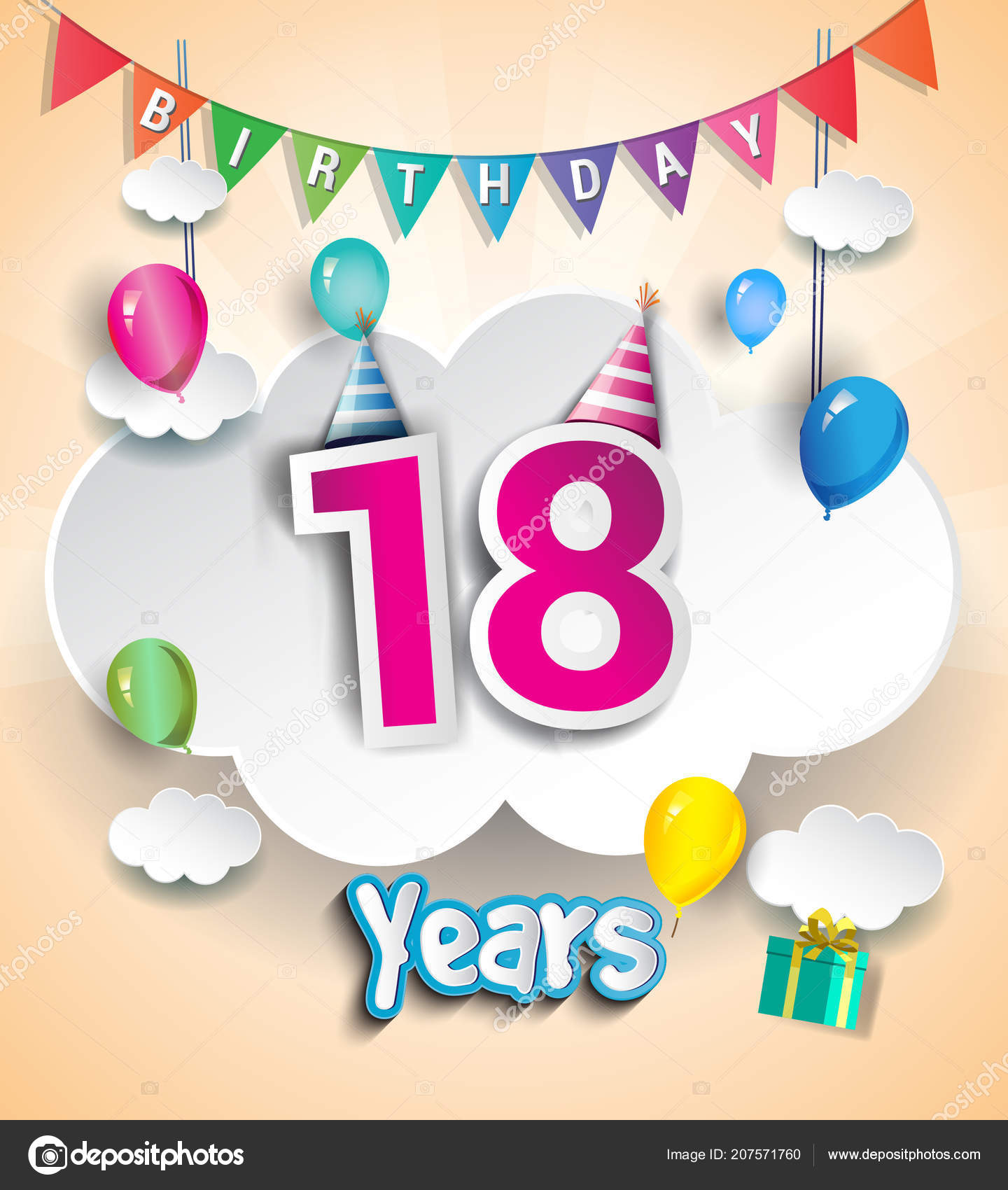 Открытки с пожеланиями на 18 лет gif. Отличного дня рождения 18 лет открытки....