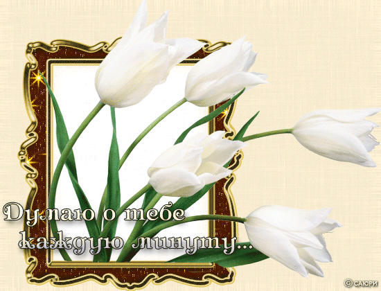 Анимационные открытки с признаниями. Открытки думаю о тебе gif.