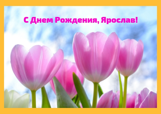 С днём рождения Ярослав открытки. Открытки с именем Ярик. Поздравительные отк...