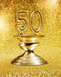 Картинки на юбилей 50 лет анимационные. Открытки на тему юбилей скачать беспл...