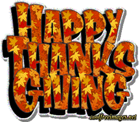 Красивые анимационные открытки на День Благодарения скачать бесплатно.