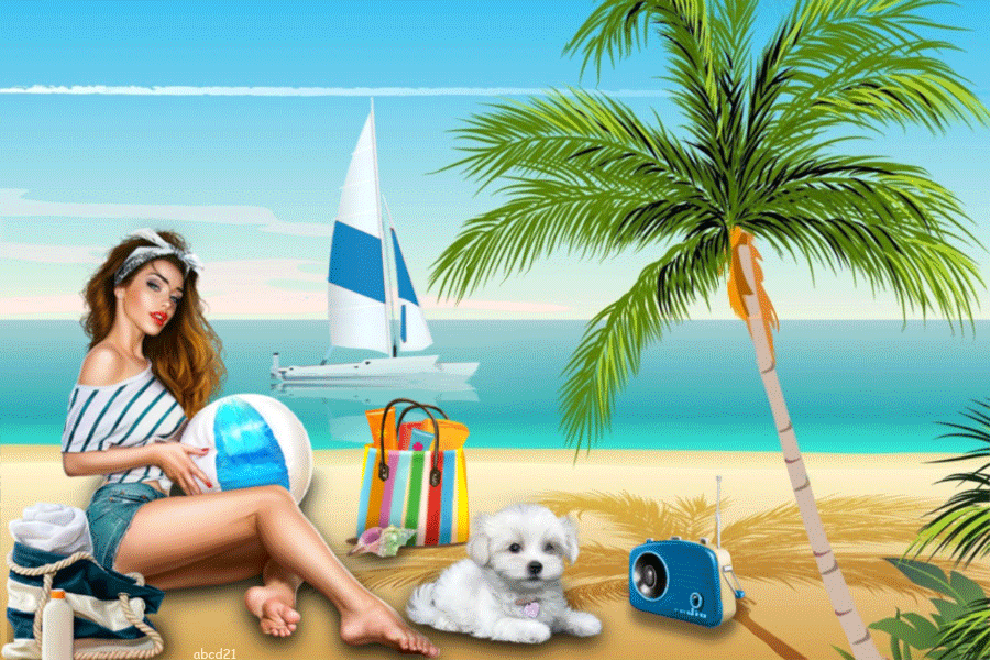 Открытки с пожеланиями хорошего отдыха. Красивые открытки отличного отпуска.