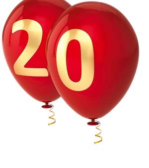 Красивые открытки ко дню рождения 20 лет анимациями. Скачать открытки на день...