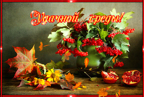 Открытки с пожеланиями отличной среды. Красивые открытки на среду.