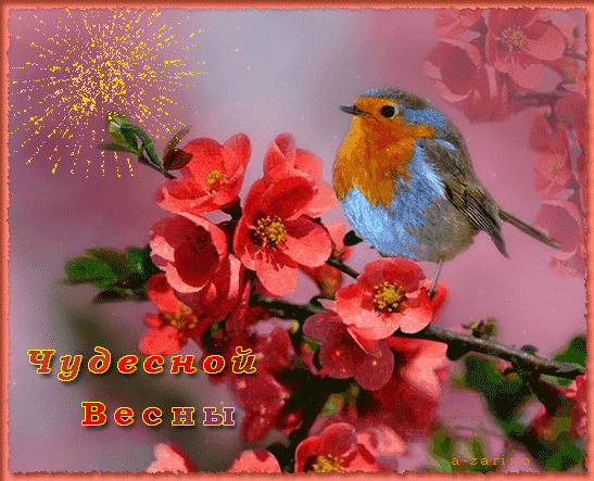 Красивые мерцающие открытки на весеннюю тематику. Скачать бесплатно открытки ...
