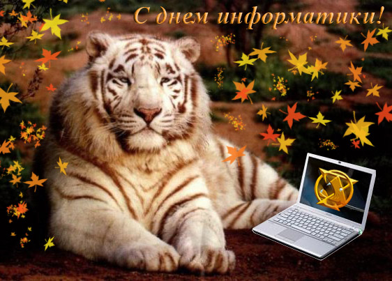 Поздравительные открытки с днем информатики скачать бесплатно.
