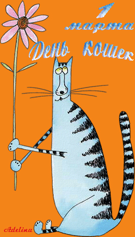 Скачать бесплатно прикольные открытки с днем кошек. Открытки с днем кошек gif.