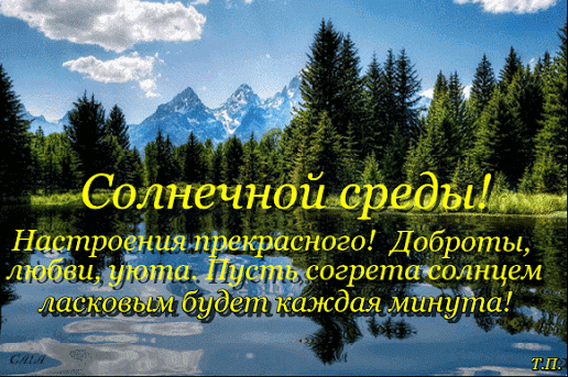 Открытки с пожеланиями отличной среды. Красивые открытки на среду.