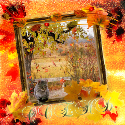 Оригинальные открытки с изображением осени. Открытки осень скачать бесплатно.