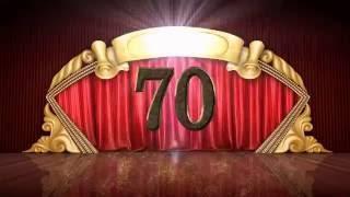 Открытки с пожеланиями на 70 лет gif.  Отличного дня рождения 70 лет открытки...