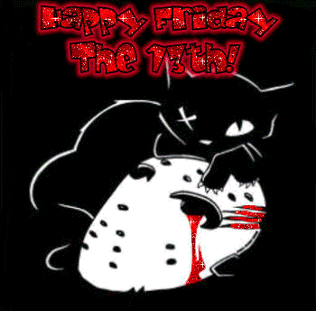 Разнообразные открытки на пятницу 13. Открытки с пятницей 13 скачать бесплатно.