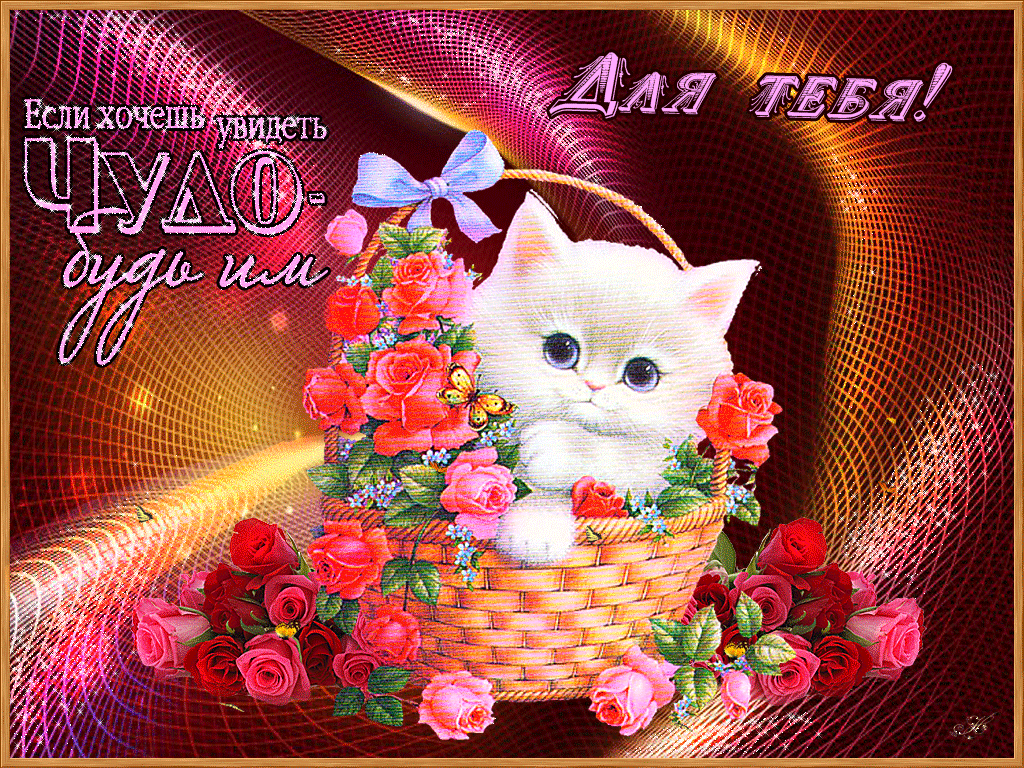 Красивые открытки для тебя скачать бесплатно. Анимационные открытки тебе gif