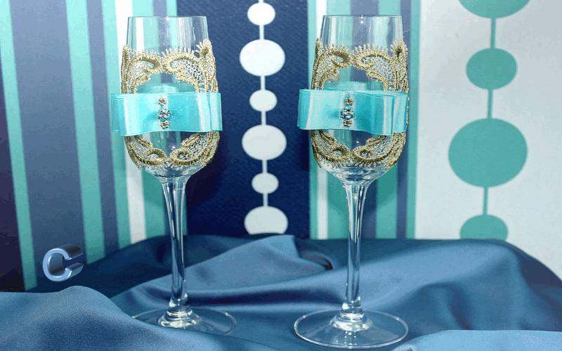 Открытки на Бирюзовую свадьбу 18 лет с красивыми пожеланиями.