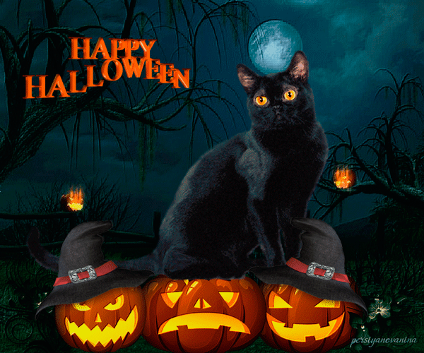 Оригинальные и страшные открытки на Хэллоуин скачать бесплатно.