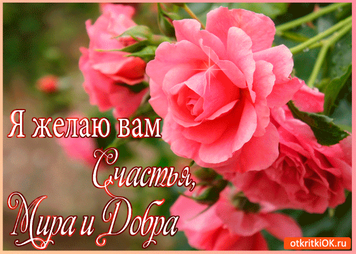 Скачать бесплатно открытки с пожеланиями счастья. Мерцающие открытки желаю сч...