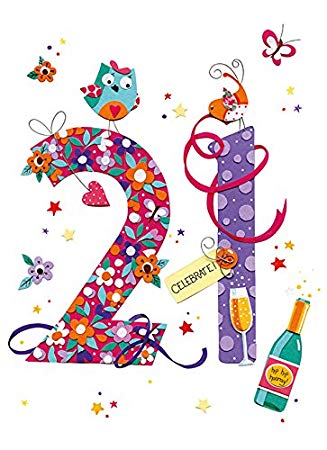 Прикольные открытки на 21 год gif. Открытки с поздравлениями на 21 год.