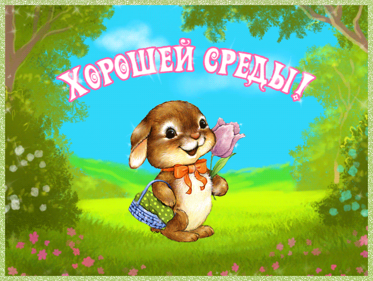 Открытки с пожеланиями отличной среды. Красивые открытки на среду.