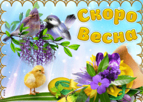 Красивые мерцающие открытки на весеннюю тематику. Скачать бесплатно открытки ...