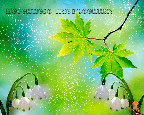 Красивые мерцающие открытки на весеннюю тематику. Скачать бесплатно открытки ...
