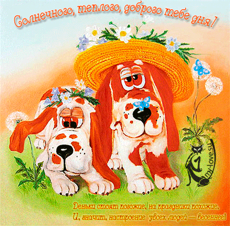 Открытки с пожеланиями хорошего дня. Скачать бесплатно открытки удачного дня.