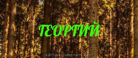 Анимационные открытки с именем Георгий. Скачать открытки с мужскими именами gif.