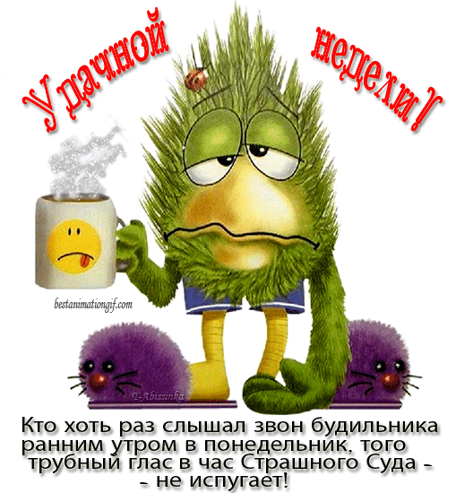 Забавные открытки с пожеланиями удачной недели. Открытки удачной недели скача...