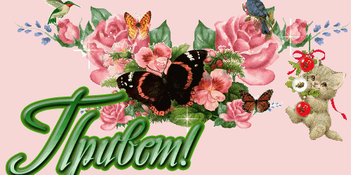 Красивые анимационные открытки с различными приветствиями скачать бесплатно.