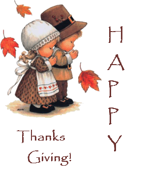 Красивые анимационные открытки на День Благодарения скачать бесплатно.