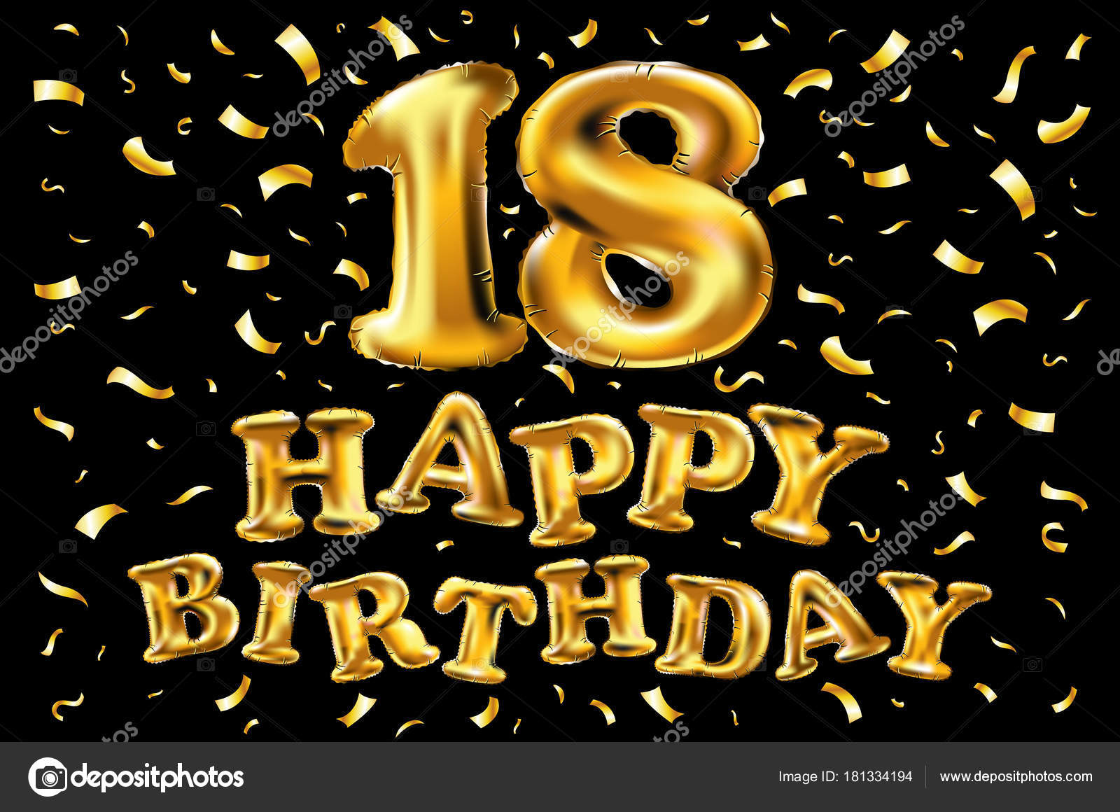 Открытки с пожеланиями на 18 лет gif. Отличного дня рождения 18 лет открытки....