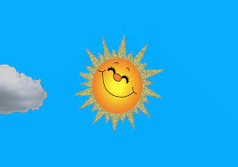 Позитивные открытки с солнышком. Анимацонные картинки с изображением солнца.