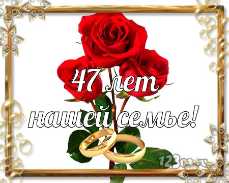 Открытки на Кашемировую/Шерстяную свадьбу 47 лет скачать бесплатно.