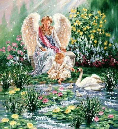 Разнообразные открытки с ангелами. Картинки с ангелами скачать бесплатно.