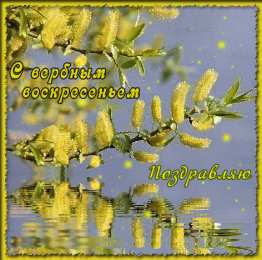 Открытки с Вербным Воскресеньем Поздравительные открытки с Вербным Воскресеньем скачать бесплатно.