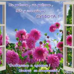 Открытки на субботу Интересные открытки на субботу. Веселые открытки на выходные.
