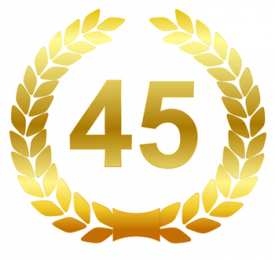 Открытки на 45 лет Открытки с пожеланиями на юбилей 45 лет gif. Картинки на юбилей 45 лет.