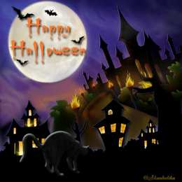 Открытки с Хэллоуином Оригинальные и страшные открытки на Хэллоуин скачать бесплатно.