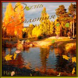 Открытки Золотая Осень  Чудесные открытки на тему Золотая Осень скачать бесплатно gif.