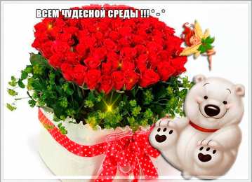 Открытки на среду Открытки с пожеланиями отличной среды. Красивые открытки на среду.