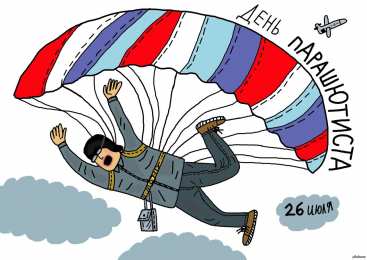Открытки с днем парашютиста Открытки с днем парашютиста с пожеланиями скачать бесплатно.