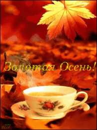 Открытки Золотая Осень  Чудесные открытки на тему Золотая Осень скачать бесплатно gif.
