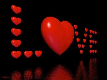 Открытки с сердечками Разнообразные открытки с сердечками на любой вкус скачать бесплатно.