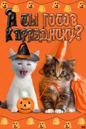 Открытки с Хэллоуином Оригинальные и страшные открытки на Хэллоуин скачать бесплатно.