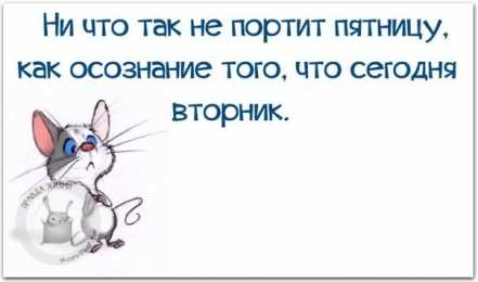 Открытки на вторник Позитивные открытки на вторник. Картинки про вторник скачать бесплатно.