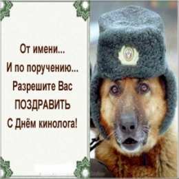 Открытки с днем кинолога Открытки с пожеланиями на день кинолога скачать бесплатно.    