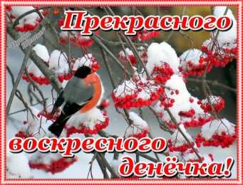 Открытки на воскресенье Мерцающие открытки про воскресенье. Открытки на воскресное утро.